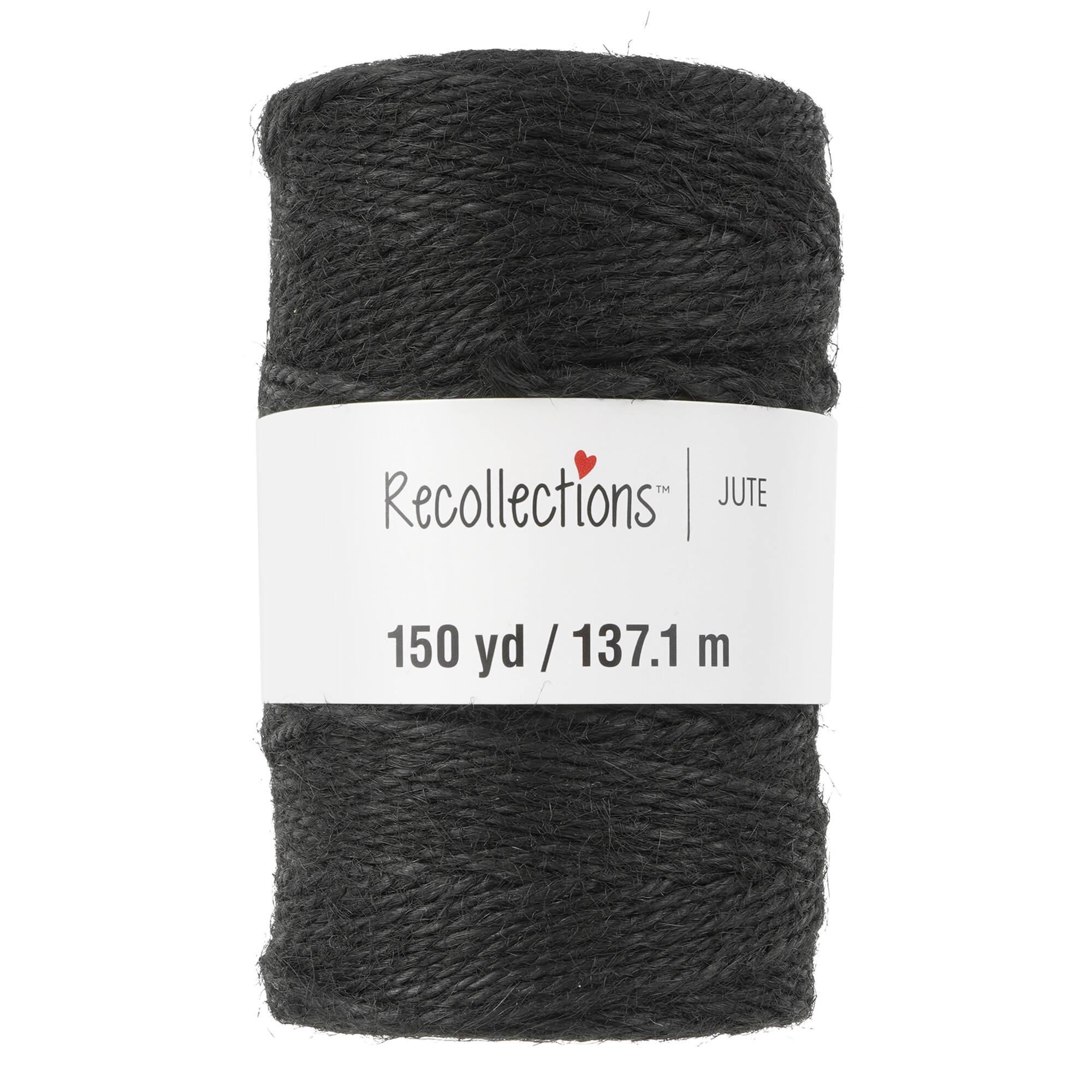 12 Pack: 150yd. Black Jute Spool by Recollections™